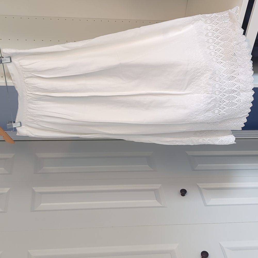 Cotton maxi skirt, Size 0